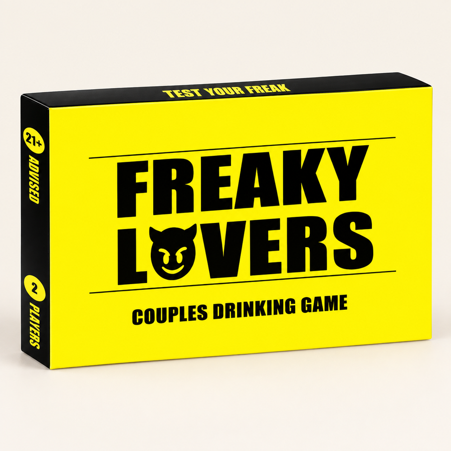 Freaky Lovers card game in its original packaging on an ivory background